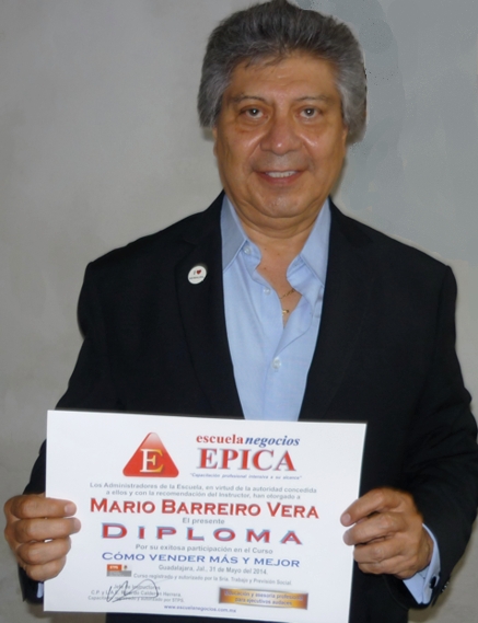 Don Mario Barreiro, director general del Grupo BAMURI, distribuidores independientes de Herbalife, productos nutricionales de calidad mundial