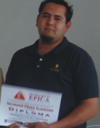 Diploma de Miguel Angel Gonzalez